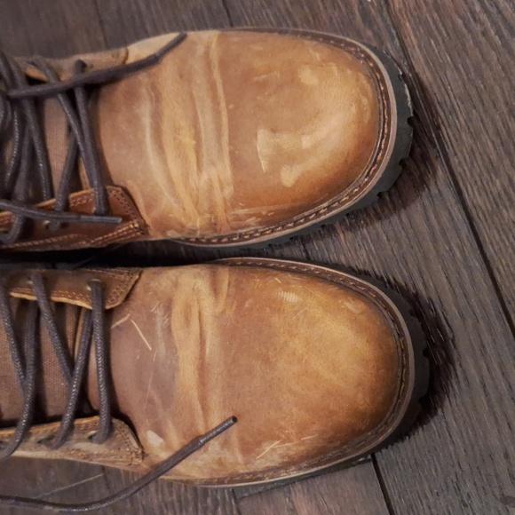 Furrow Brown Leather Boots Size 11 - Picture 9 of 10